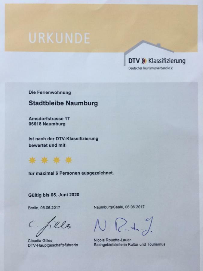 Stadtbleibe Naumburg Naumburg  Exterior foto